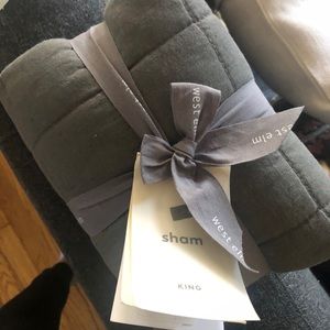 West Elm King Sham (single)